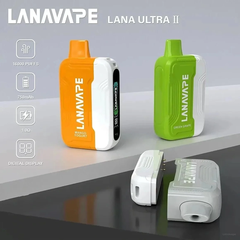 LANA Ultra II 一次性電子煙 16000口 700mAh 22款口味